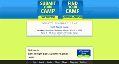 Desktop Screenshot of bestweightlosssummercamps.com